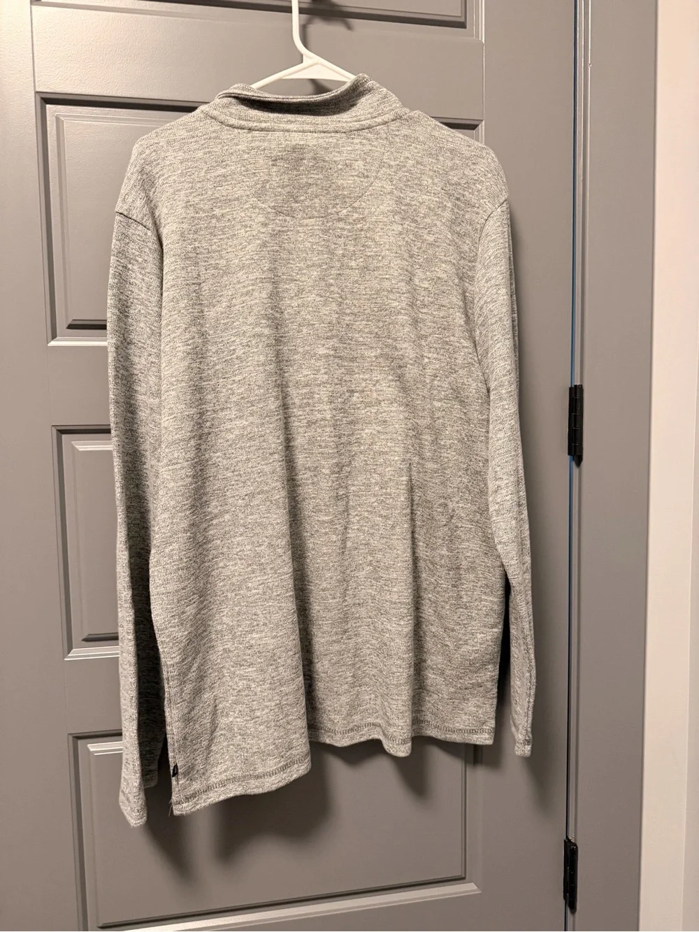 GAP Men's Light Gray Heather Mock Neck Pullover Sweater XL